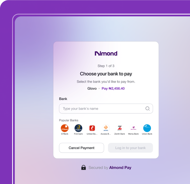 Almond Pay Mockup