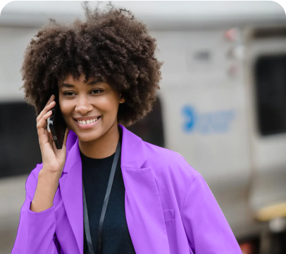 User Holding Phone